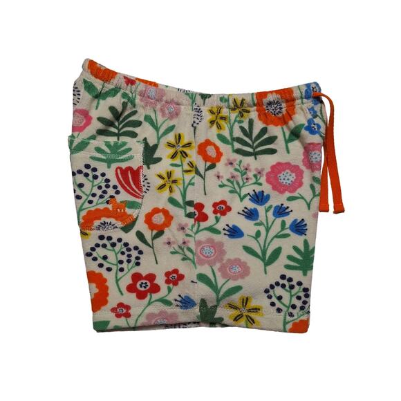 Mini Boden floral print towelling shorts - Picture 3 of 11